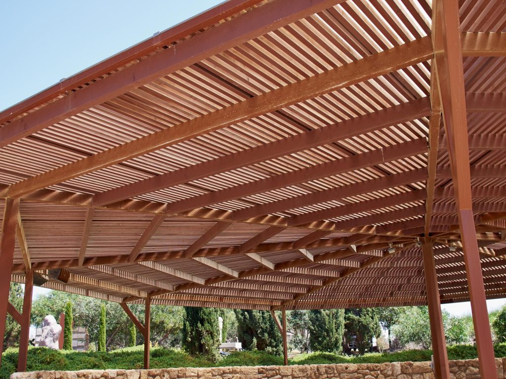 roof made out of wood